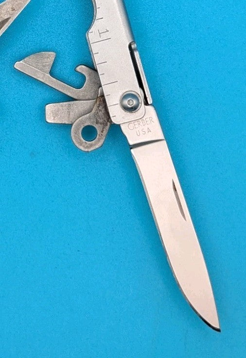 Vintage Gerber Stainless Steel Bluntnose MP400 Multi-Tool Pliers! With Sheath!