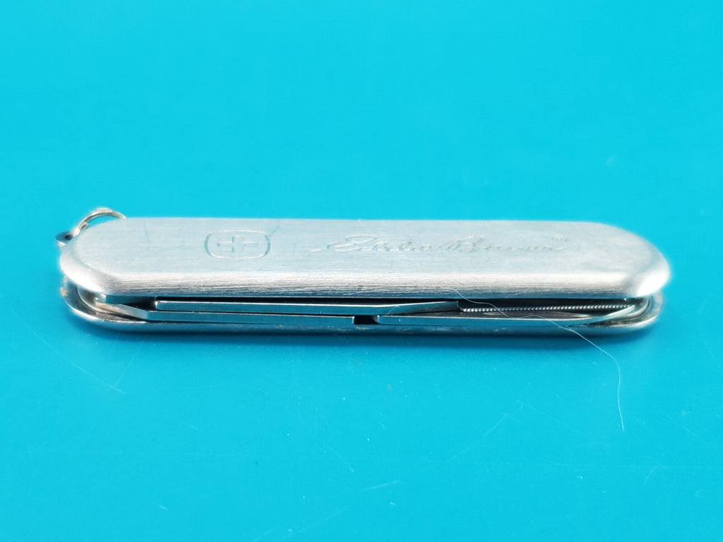 Wenger Metal 51 Stainless Swiss Army Knife! EDDIE BAUER! RARE!