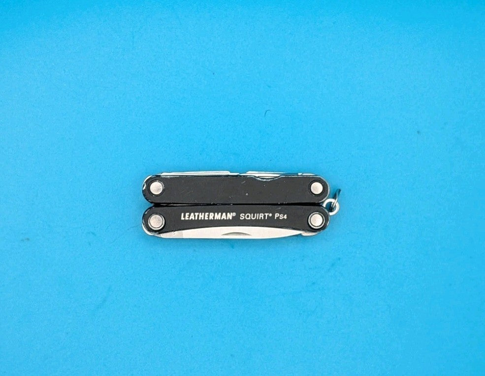 Leatherman SQUIRT PS4 Multi-Tool With Pliers Scissors Knife BLACK!