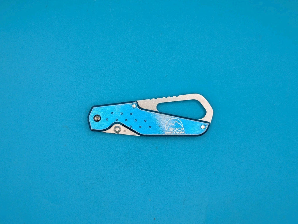 Buck Whittaker 752T Single Blade Combo Edge Pocketknife! 2003