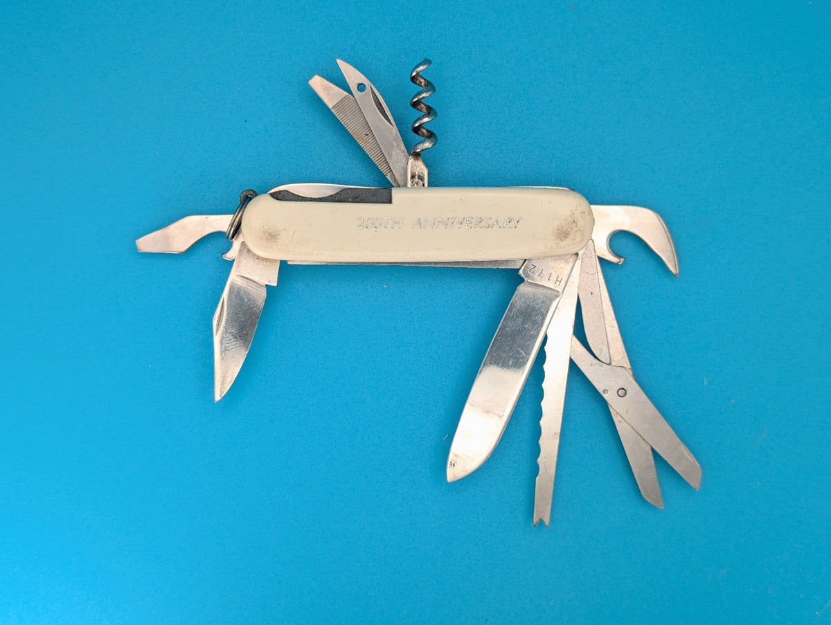 Vintage 200th Anniversary American International Mint Pocket Knife Multi Tool!