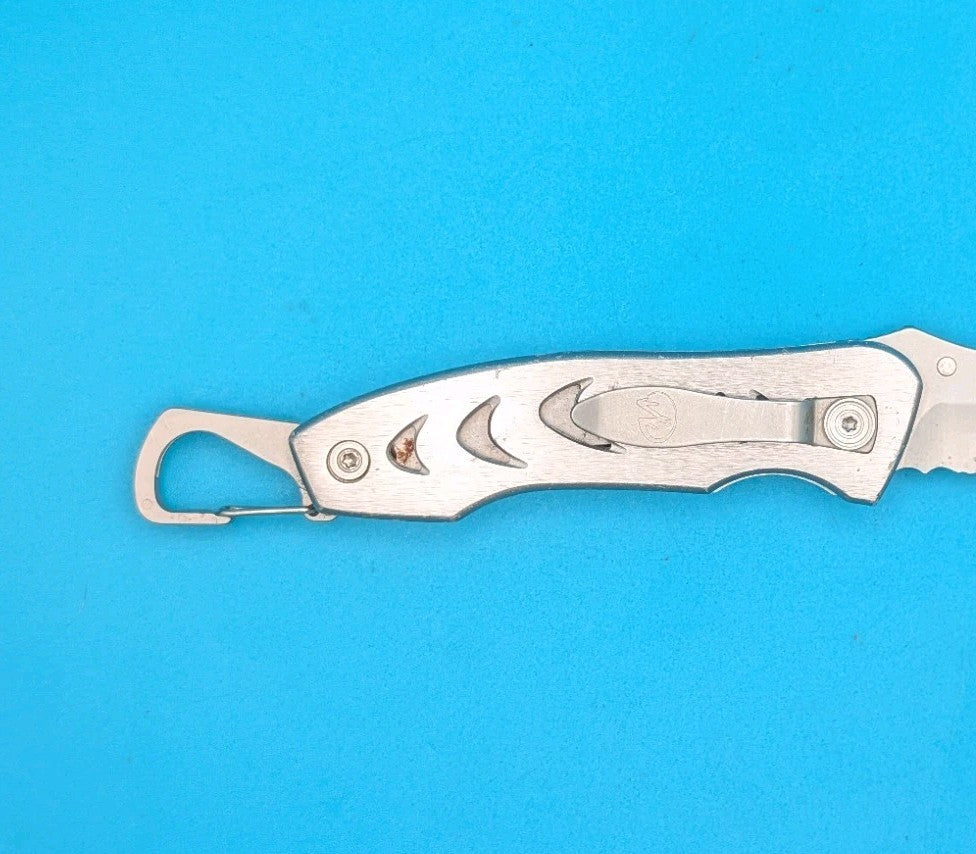 Retired Leatherman C303 Combo Edge Folding Pocket Knife!