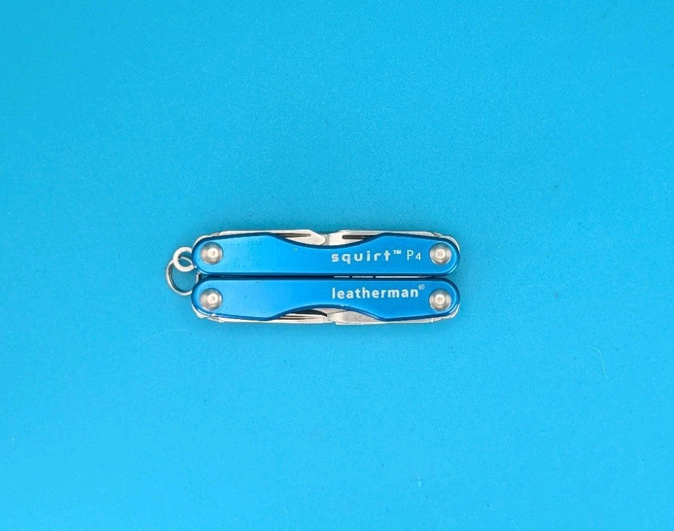 Leatherman Squirt P4 Multi-Tool, Key Ring, Retired! AMERICAN SECURITY GROUP