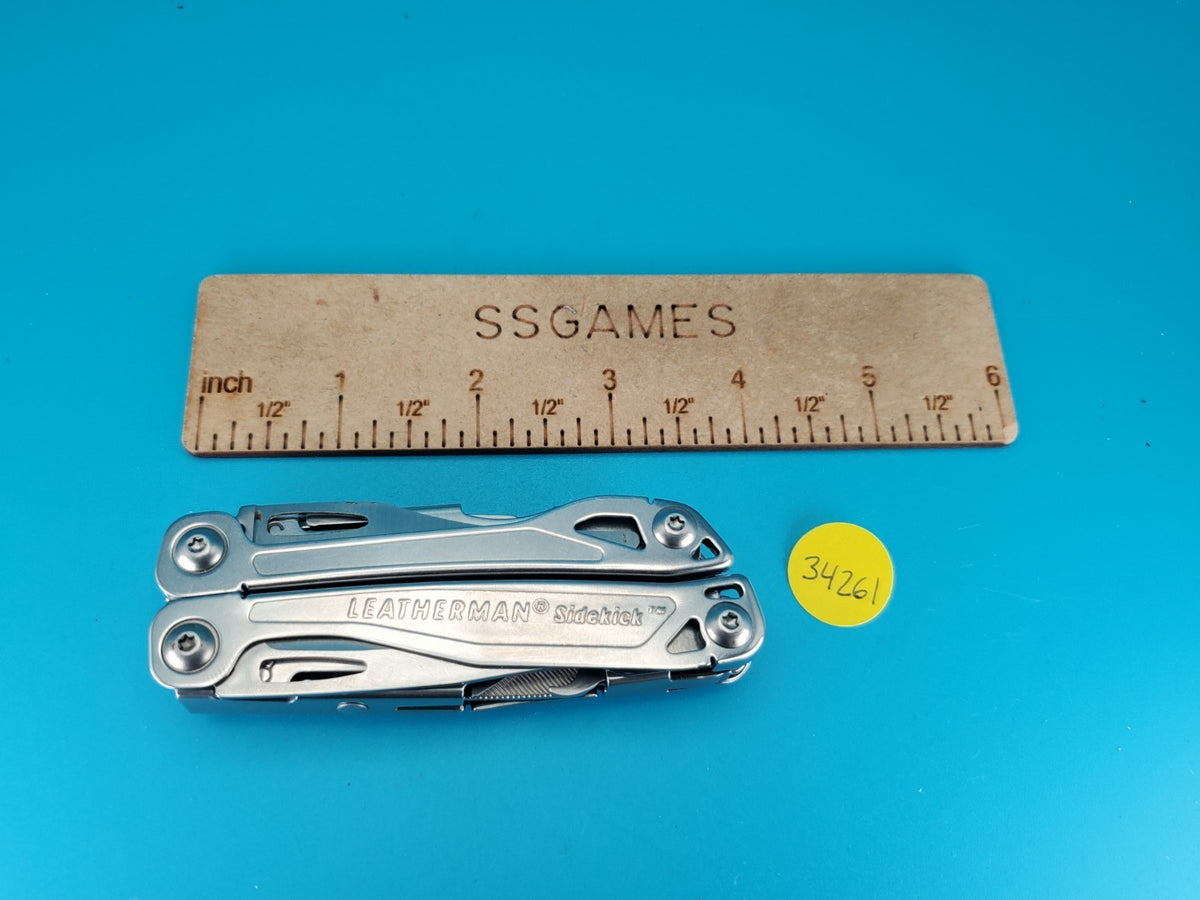 Leatherman Sidekick Multi-Tool, Knife, Pliers, Saw, Stainless! With Sheath!