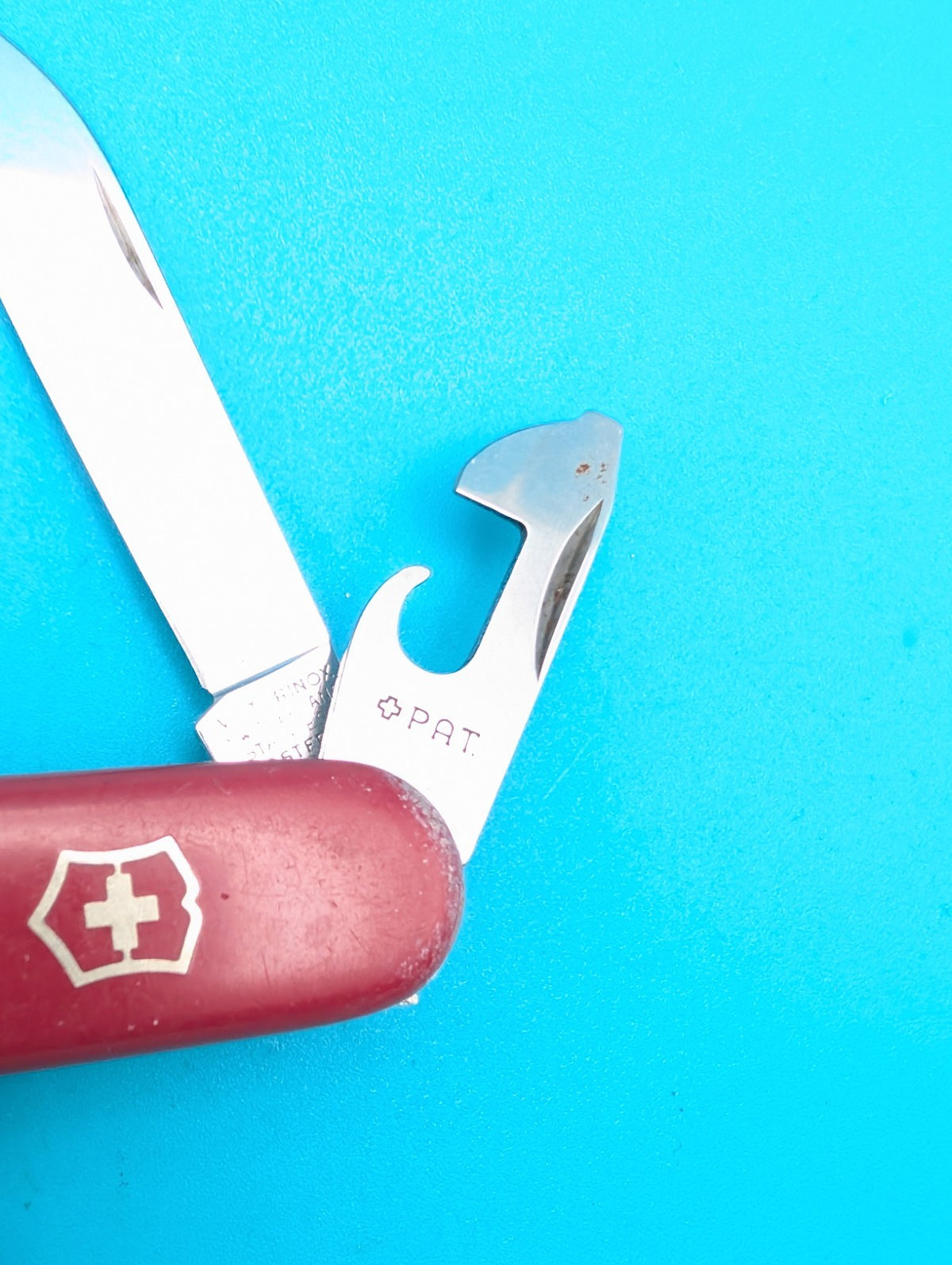 Vintage Victorinox Victoria Camper Red Swiss Army Knife Multi Tool! PAT!