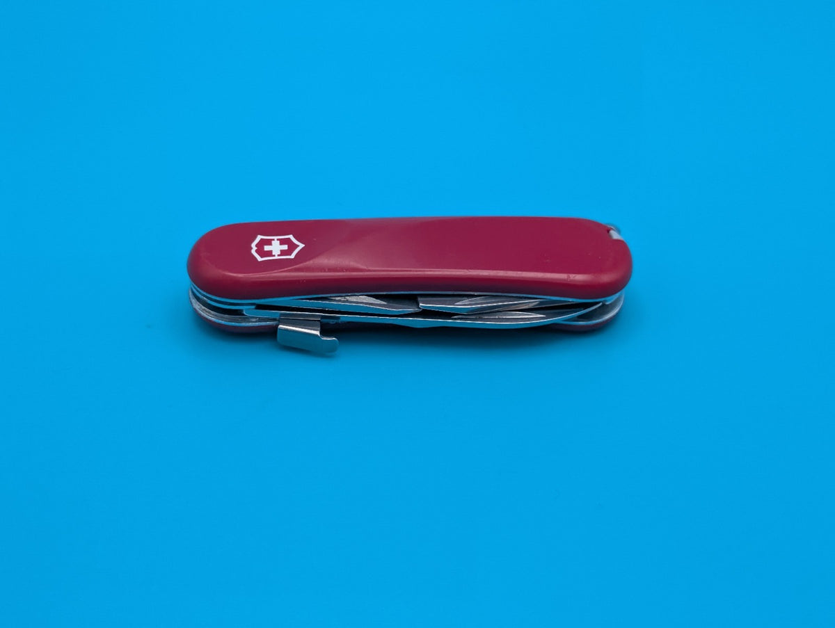 Victorinox EVO S101 Locking Blade Red Swiss Army Knife Multi Tool!