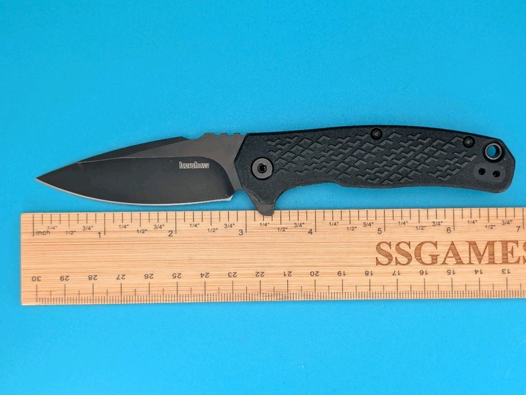 Kershaw Knives Conduit Liner Lock 1407 Black GFN Stainless Pocket Knife!