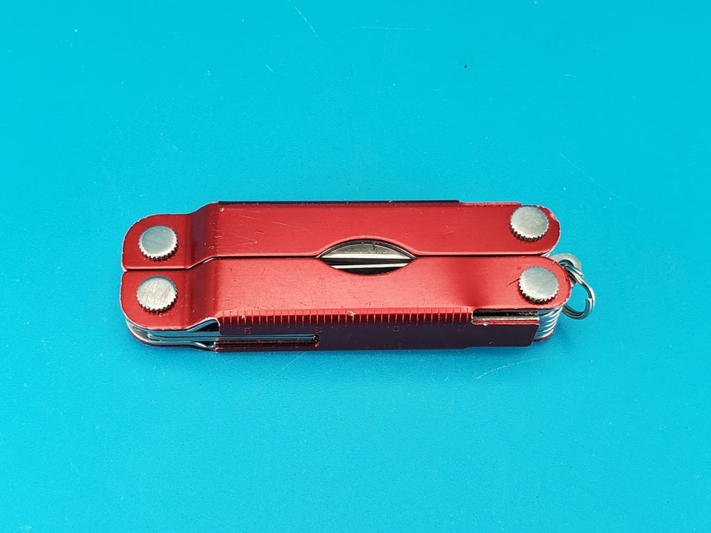 Leatherman Micra Multi-Tool, Knife, Scissors, Key Ring, Red!