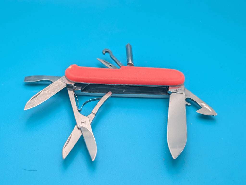 Custom Victorinox Super Tinker Glow in the Dark Swiss Army Knife Multi Tool!