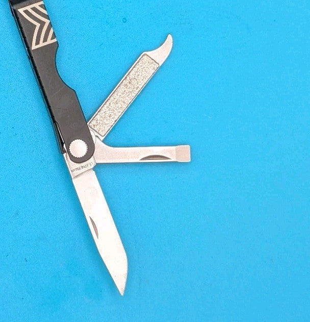 Leatherman Micra Multi-Tool, Knife, Scissors, Key Ring, Custom Pattern!