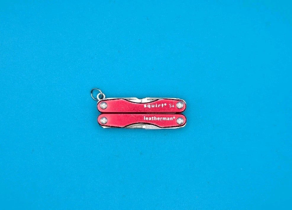 Leatherman Squirt S4 Multi-Tool, Key Ring, Retired, RED!