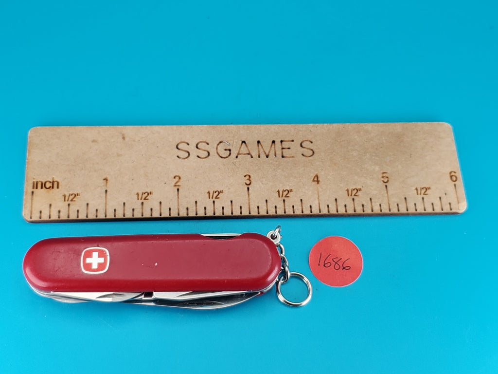 Wenger Traveler Red Swiss Army Knife Multi Tool!