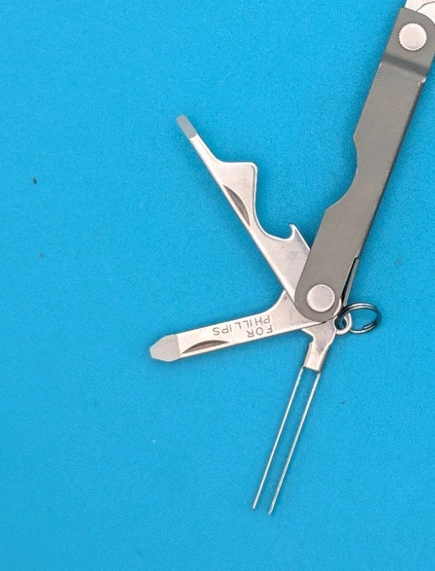 Leatherman Micra Multi-Tool, Knife, Scissors, Key Ring, Spruce!