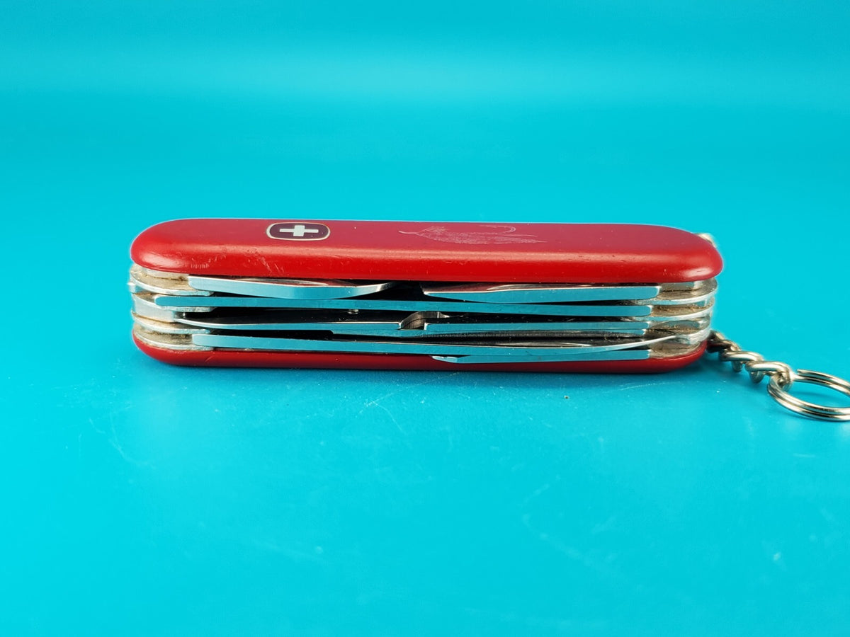 Wenger Fly Fisherman Swiss Army Knife Multi Tool! Red