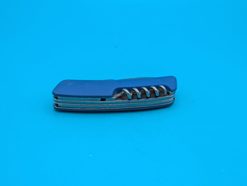 Swiza A20-44 Swiss Pocket Knife Stainless Steel Blades OD Blue Synthetic Handle