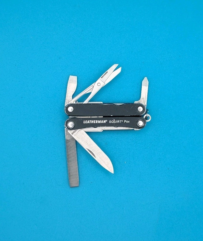 Leatherman SQUIRT PS4 Multi-Tool With Pliers Scissors Knife BLACK!