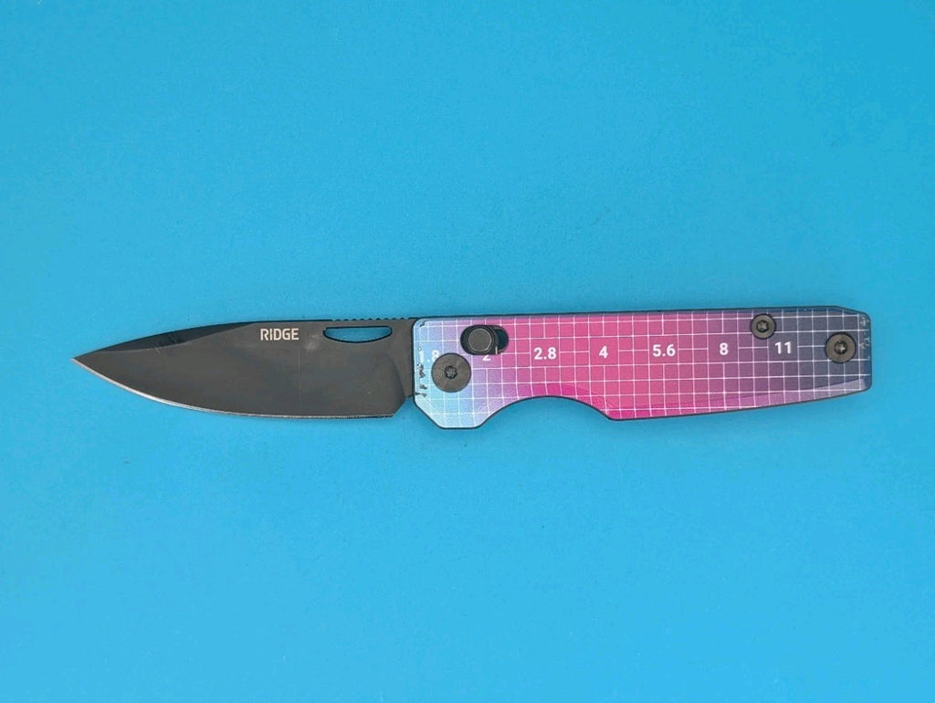 Ridge Knife Everyday Folder 14C28N Plain Edge Axis Lock Folding Pocket Knife!
