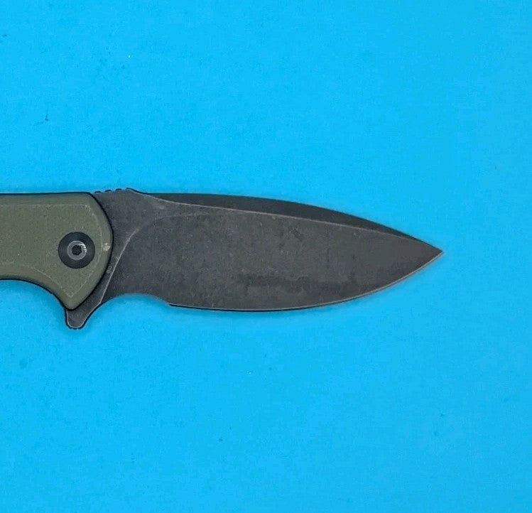 Civivi Mini Praxis Flipper Pocket Knife Liner Lock Plain Edge Blade! Olive Green