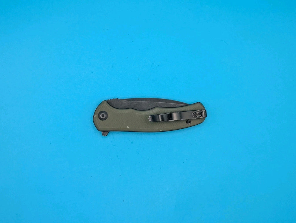 Civivi Mini Praxis Flipper Pocket Knife Liner Lock Plain Edge Blade! Olive Green