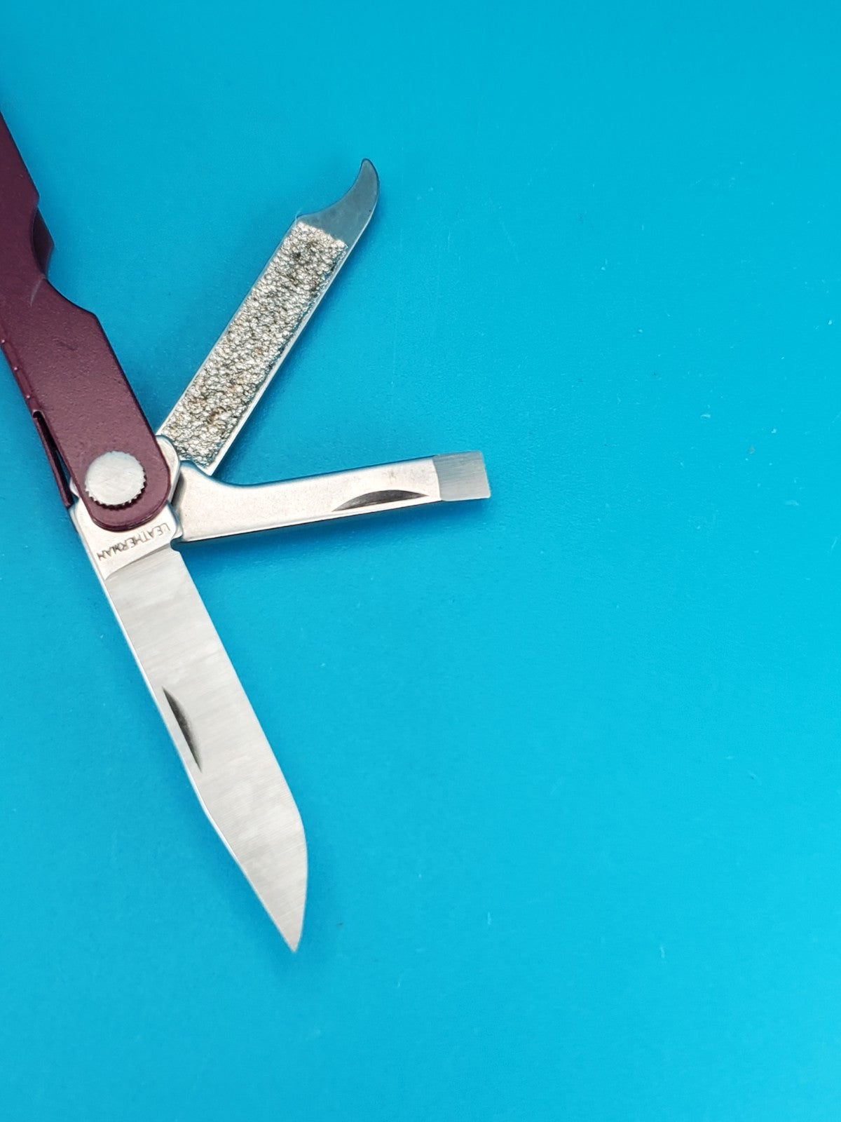 Leatherman Micra Multi-Tool, Knife, Scissors, Key Ring, Cherry Red!