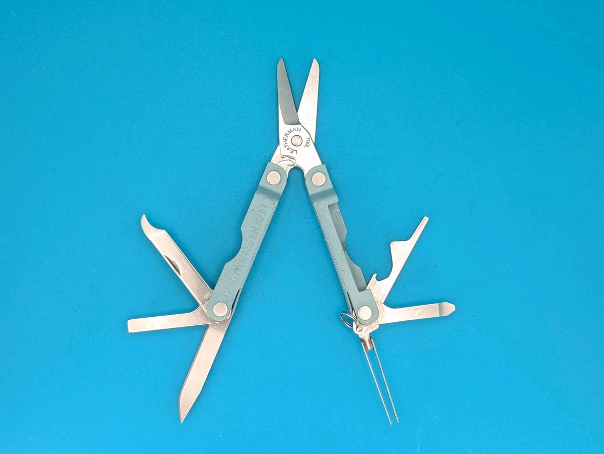 Leatherman Micra Multi-Tool, Knife, Scissors, Key Ring, Artic! *RAY RAY*