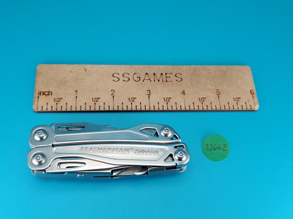 Leatherman Sidekick Multi-Tool, Knife, Pliers, Saw, Stainless! WITH SHEATH!