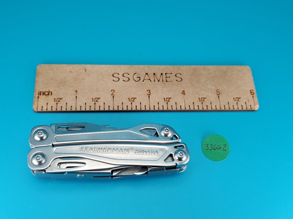 Leatherman Sidekick Multi-Tool, Knife, Pliers, Saw, Stainless! WITH SHEATH!