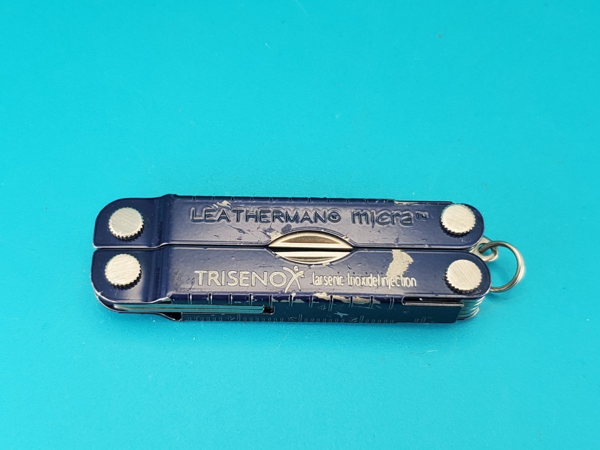 Leatherman Micra Multi-Tool, Knife, Scissors, Key Ring, Blue!