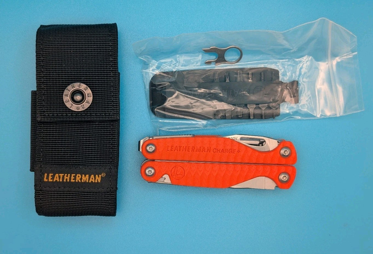 Leatherman Charge+ Orange G10 S30V Multi-Tool! USA! 2021 PRODUCTION DATE