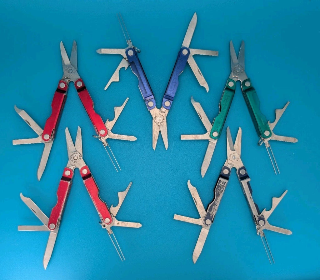 Leatherman Micra Multi-Tool Knife Scissors Key Ring! MIXED COLORS! LOT OF 5!