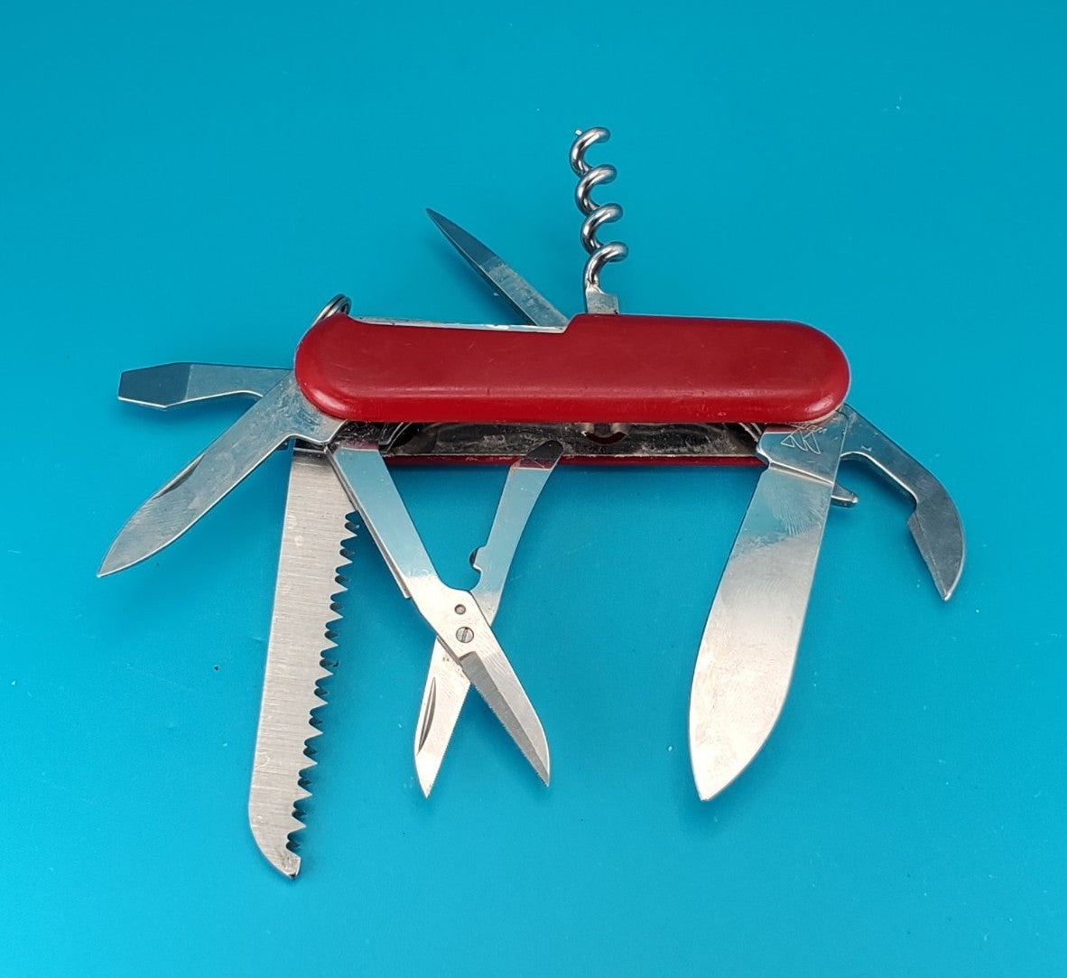 Wenger Forester Red Swiss Army Knife Multi Tool!