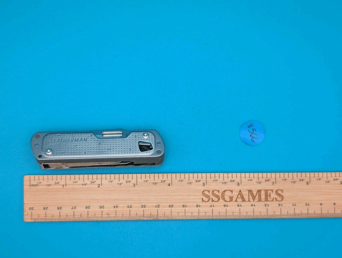 Leatherman FREE T4 Pocket Knife Multi-tool! Stainless! RETIRED!