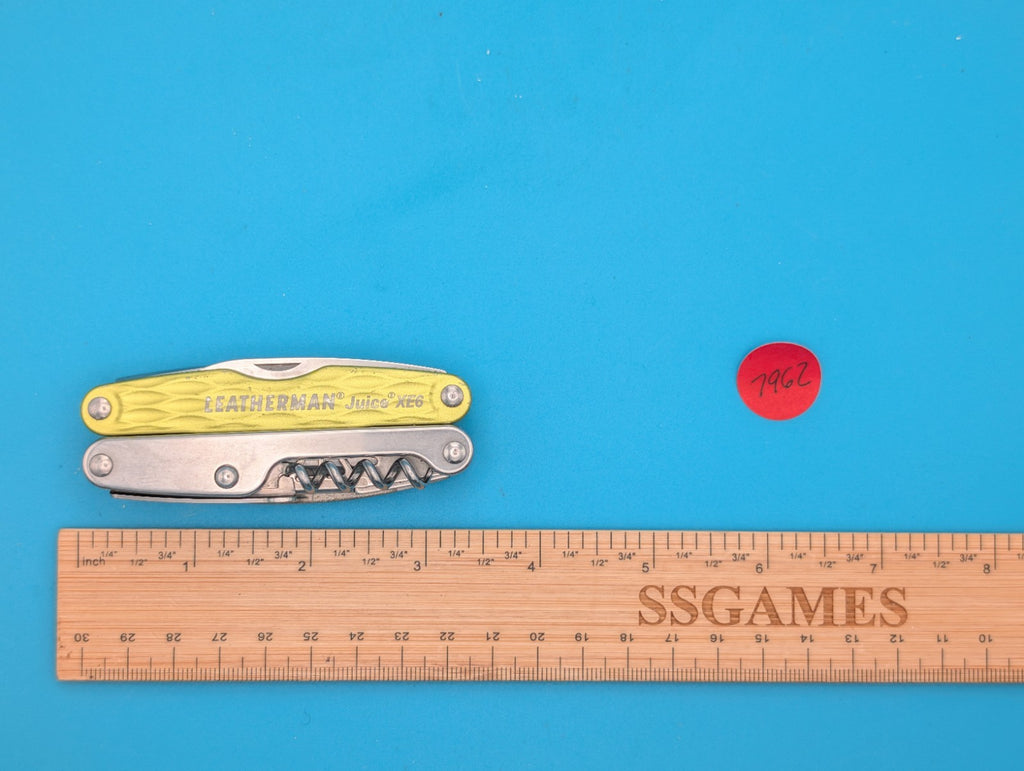 Leatherman Juice XE6 Moss Green Multi-Tool Pocket Knife Made in USA! RARE!