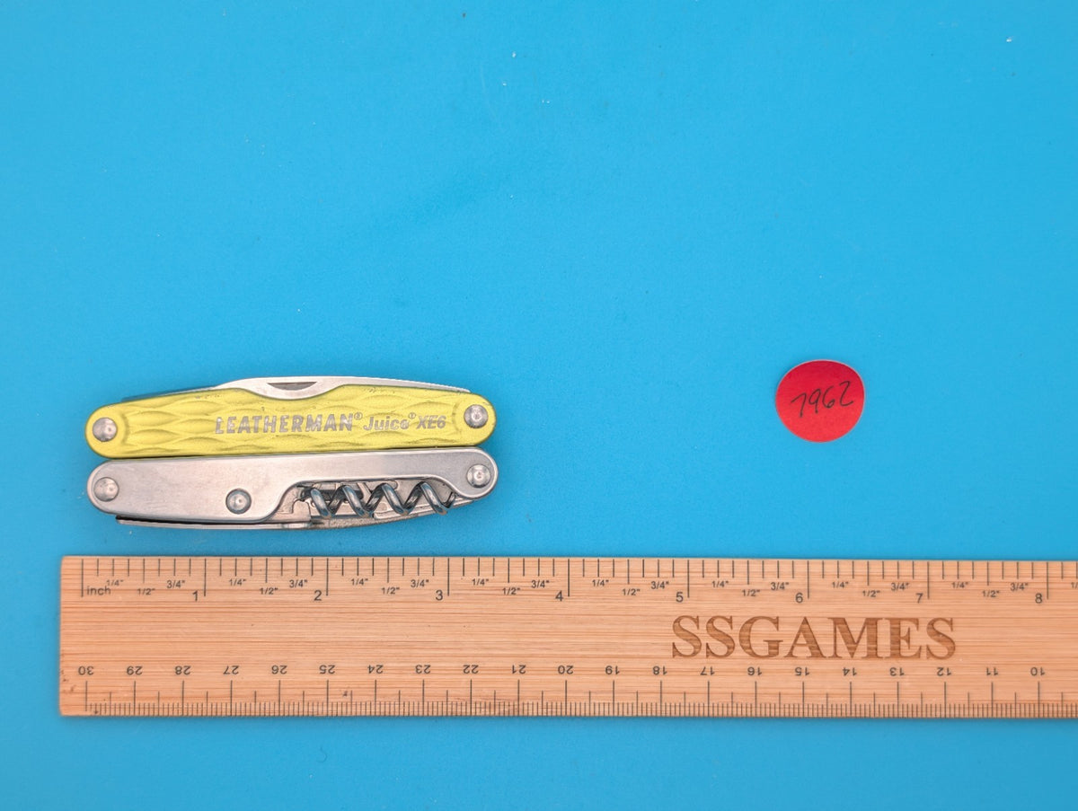 Leatherman Juice XE6 Moss Green Multi-Tool Pocket Knife Made in USA! RARE!
