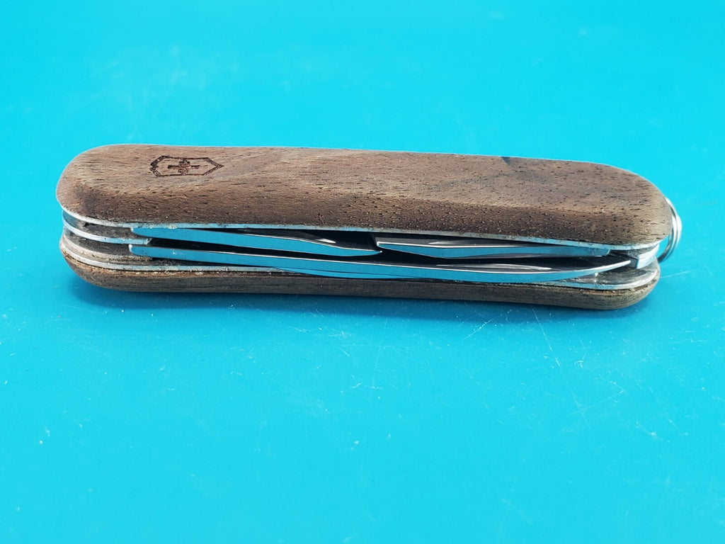 Victorinox Delemont EvoWood 10 85mm Swiss Army Knife Multi-Tool!