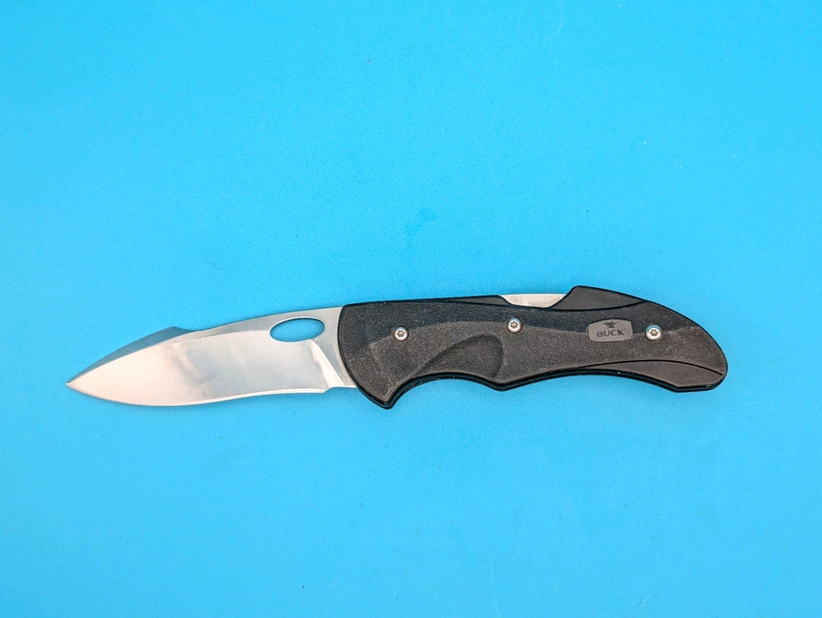 Buck Knife USA Fluid 289 Discontinued Drop Point 3” 420HC Satin Mid-Lockback!