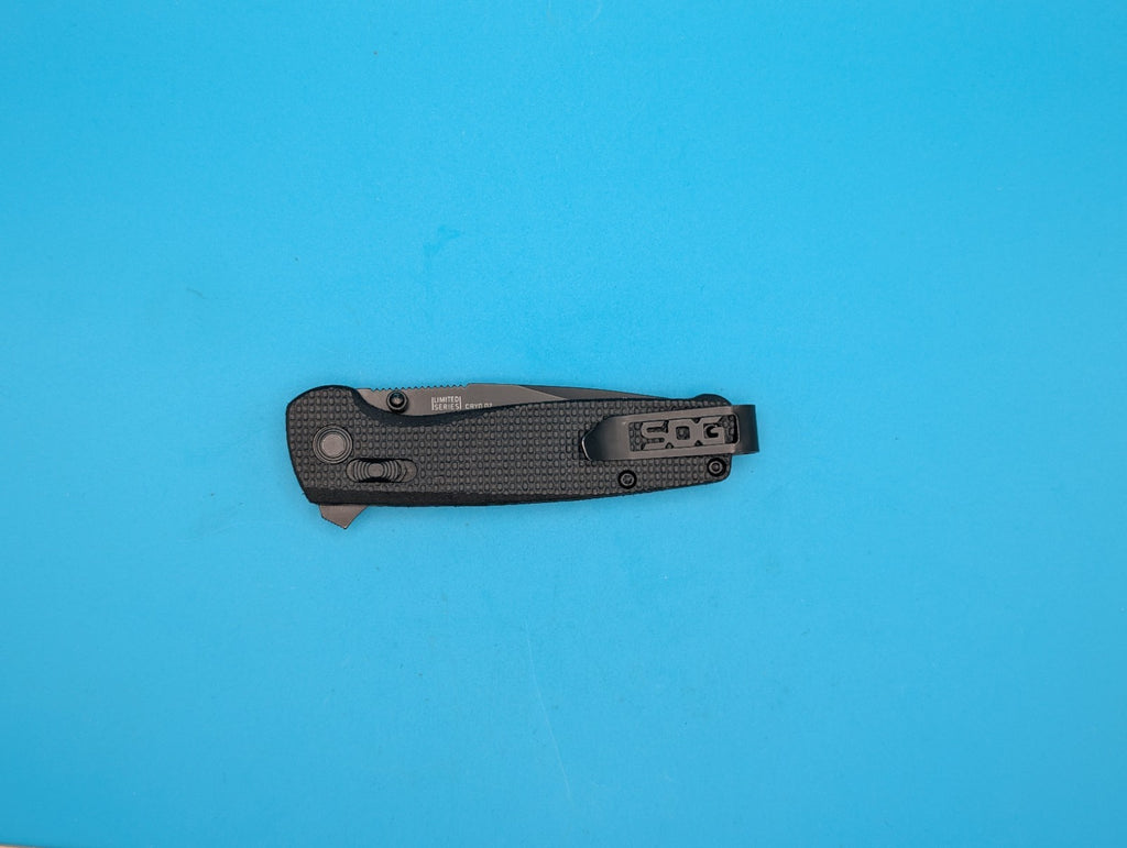 Sog Terminus XR 2.95" D2 Steel Blade Folding Knife! Black!