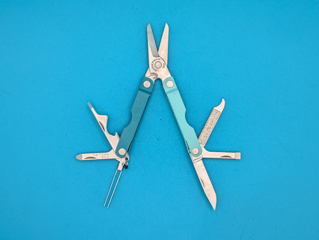 Leatherman Micra Multi-Tool, Knife, Scissors, Key Ring, Parakeet!