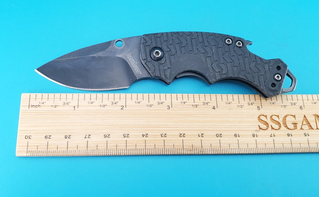 Kershaw 8700BLK Shuffle Linerlock Black Folding Knife Pocket Folder!