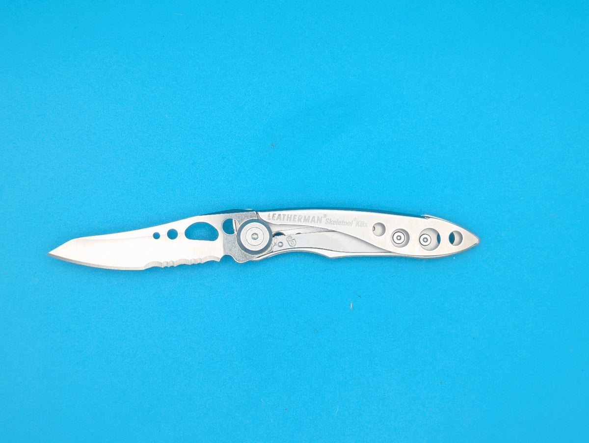 Leatherman Skeletool KBX Pocket Knife w/ Bottle Opener, SILVER!
