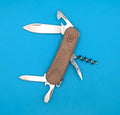 Victorinox Delemont EvoWood 10 85mm Swiss Army Knife Multi-Tool!