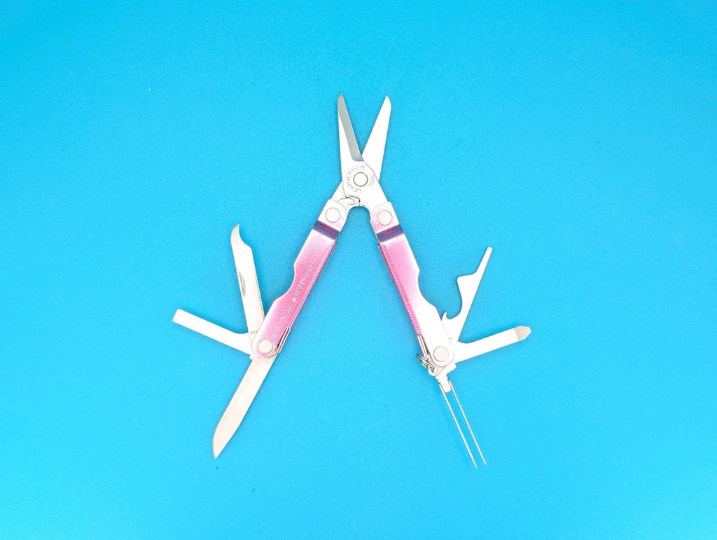 Leatherman Micra Multi-Tool Knife Scissors Key Ring! MIXED COLORS! LOT OF 5!