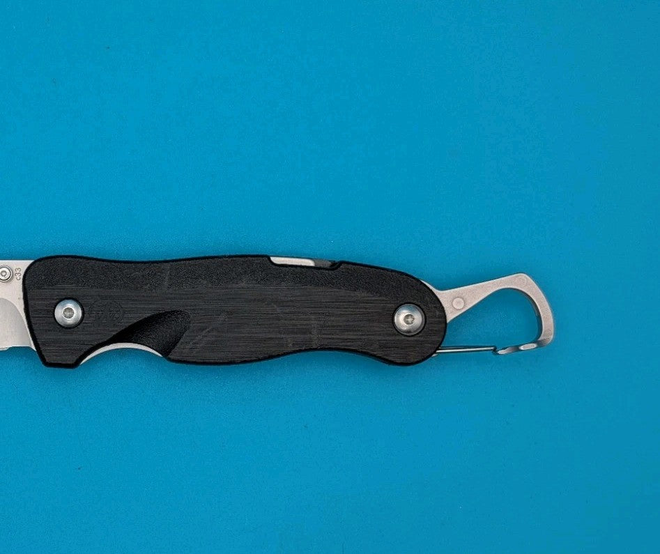 Leatherman Crater C33 Plain Edge Pocket Knife! Black!