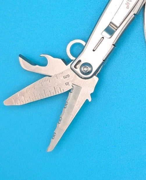 Leatherman Sidekick Multi-Tool, Knife, Pliers, Saw, Stainless with Sheath