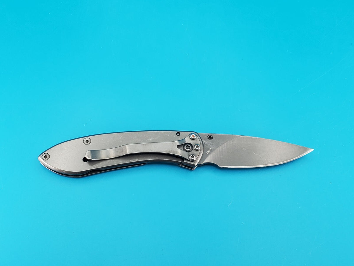 Buck Knives 327 Nobleman-Stainless Folding Pocket Knife!