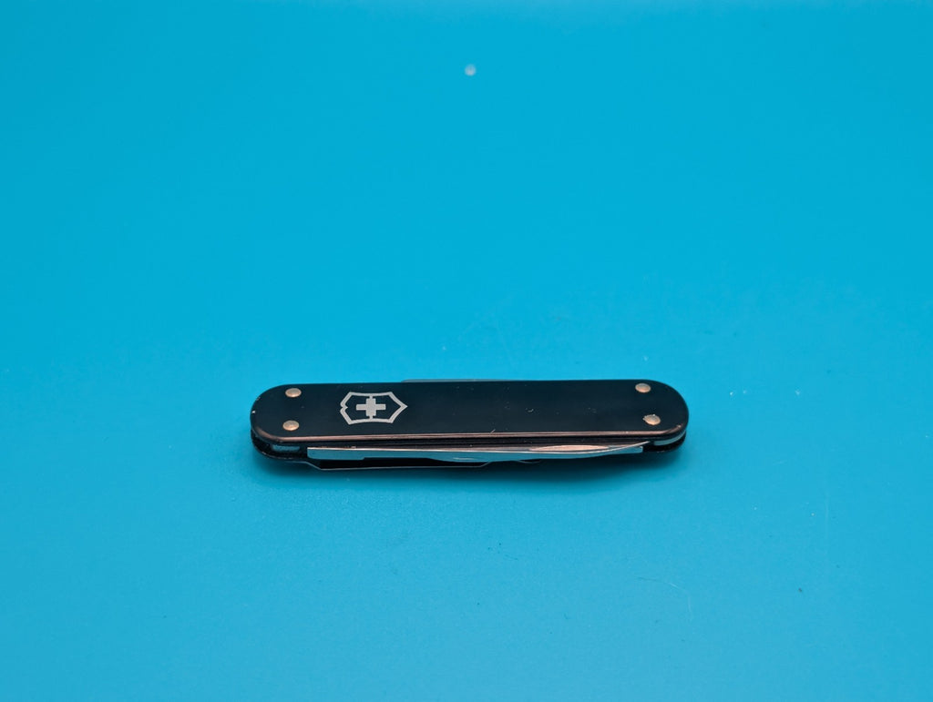Victorinox Money Clip With Black Alox Smooth Scales!