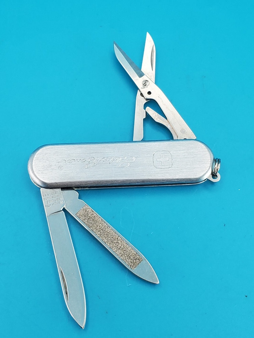 Wenger Metal 51 Stainless Swiss Army Knife! EDDIE BAUER! RARE!