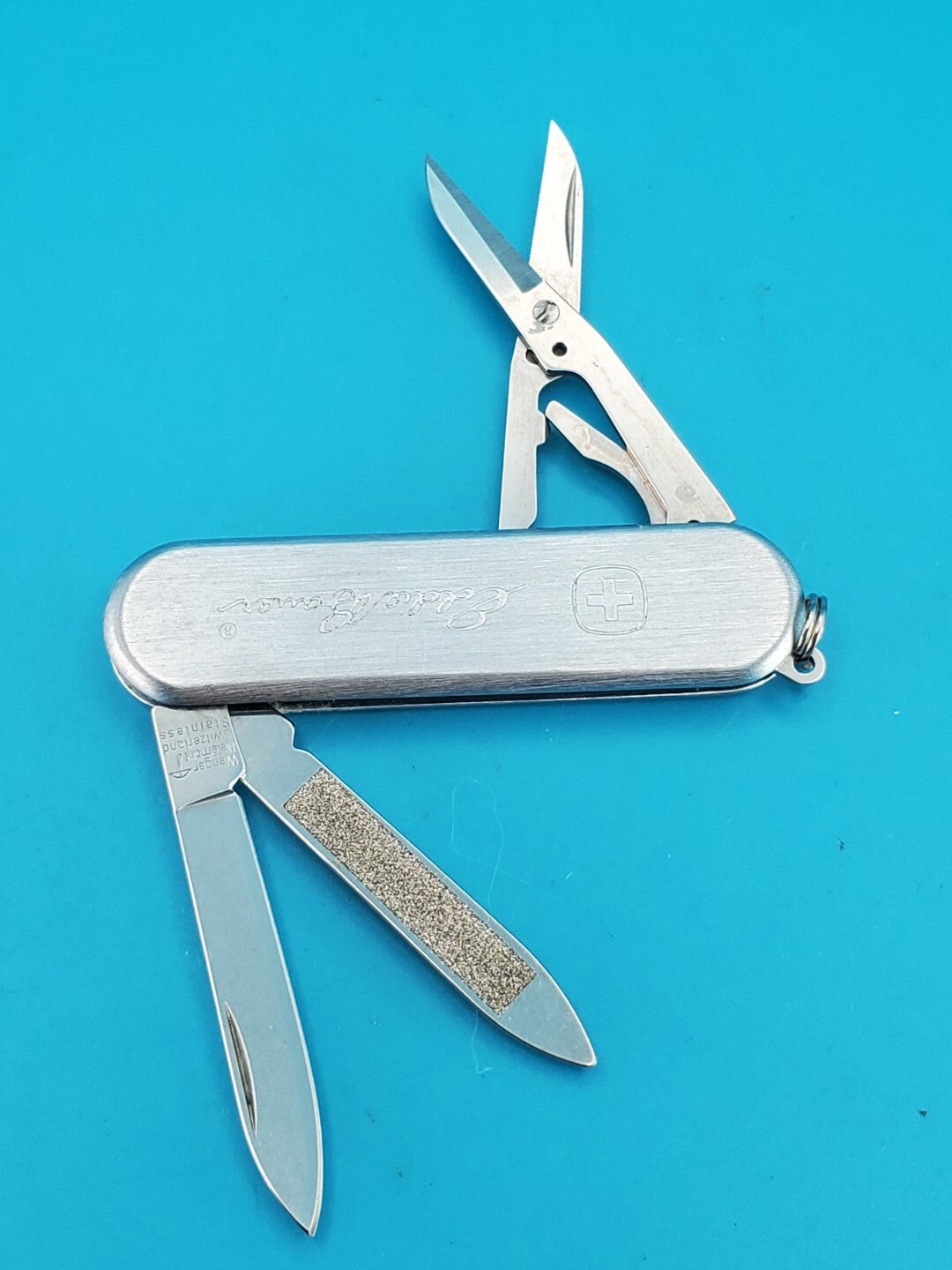 Wenger Metal 51 Stainless Swiss Army Knife! EDDIE BAUER! RARE!