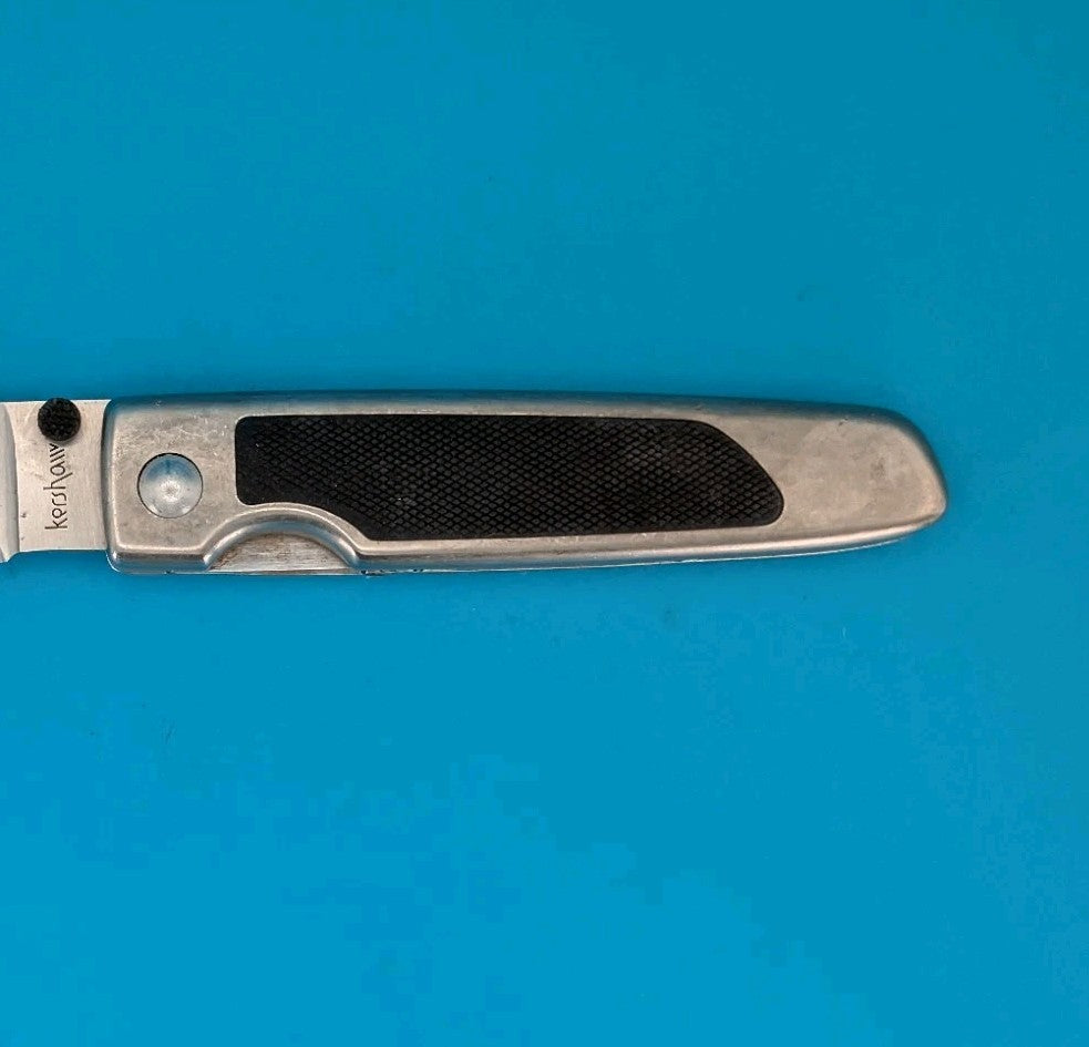 Kershaw 2420ST Liner Action Folding Knife 3.5" Combo Blade, Aluminum Handle