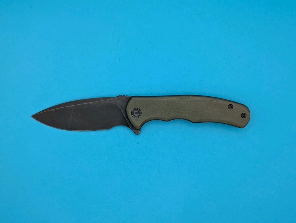 Civivi Mini Praxis Flipper Pocket Knife Liner Lock Plain Edge Blade! Olive Green